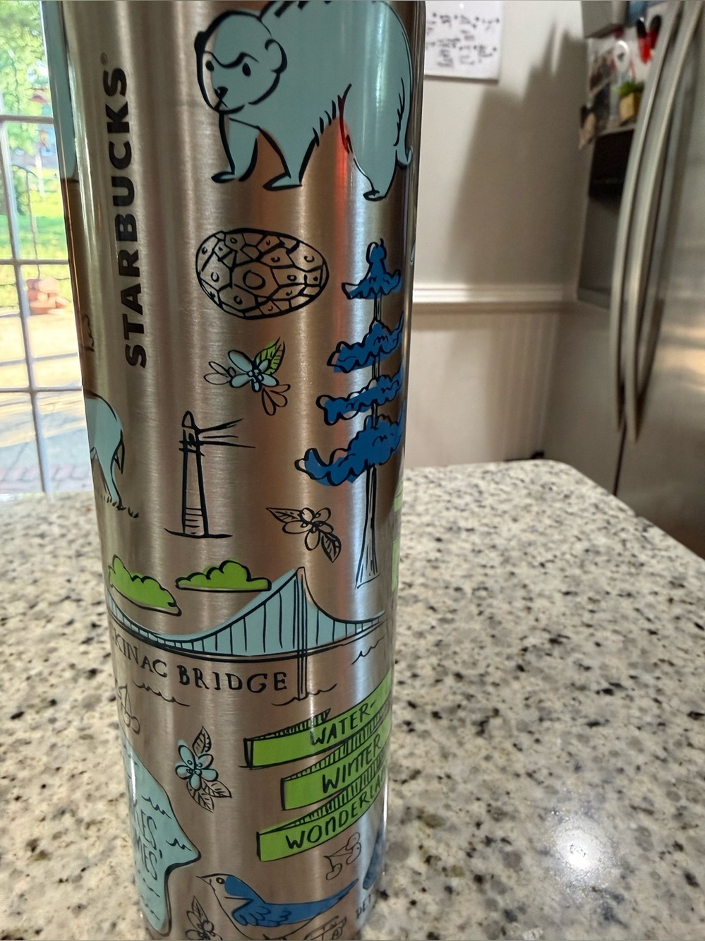 Starbucks Michigan stainless steel tumbler